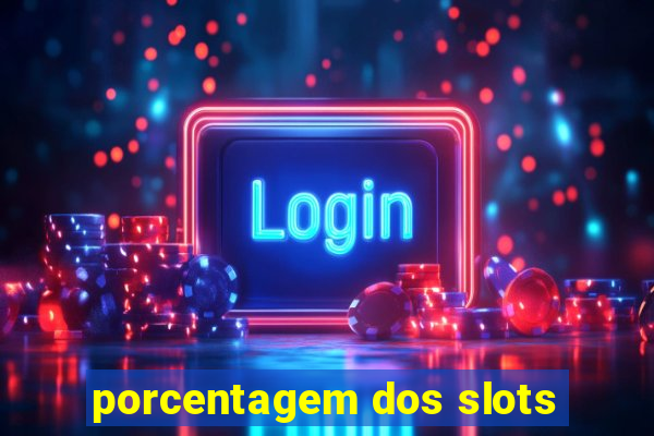 porcentagem dos slots